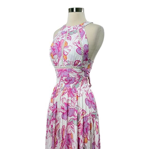 Abel The Label Halter Neck Maxi Dress Size Small - Picture 2 of 8